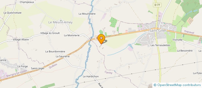 localisation de l'entreprise GAEC DE LA TERRETTTE à SAINT-GILLES