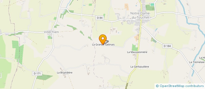 localisation de l'entreprise GAEC DE LA THIEUBLINAIS à ROMAGNY FONTENAY