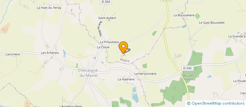 localisation de l'entreprise GAEC DE LA TIMONNIERE à MADRE