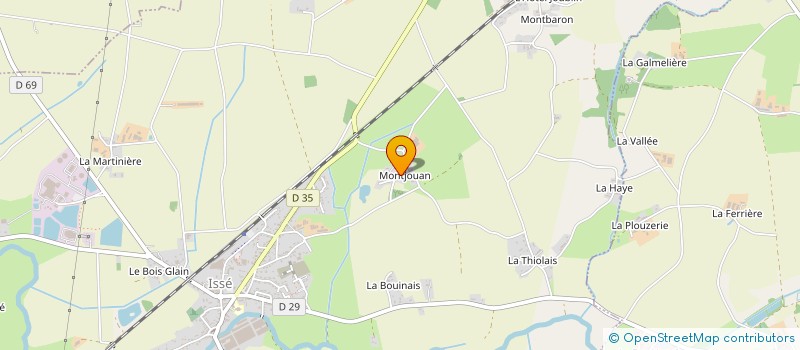 localisation de l'entreprise GAEC DE LA TOUCHE à ISSE