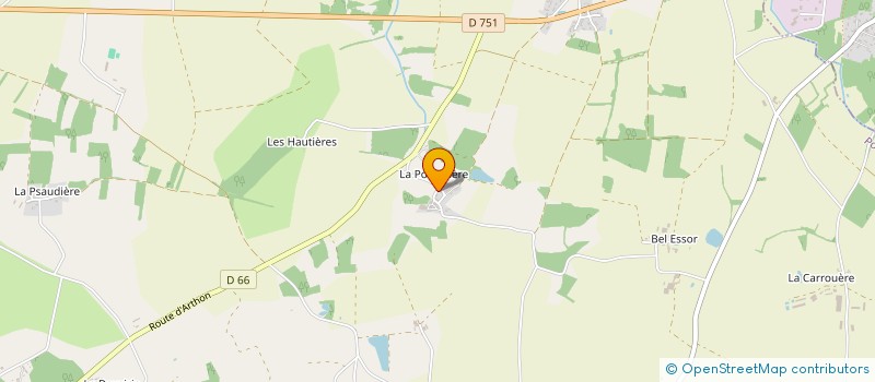 localisation de l'entreprise GAEC DE LA TOUGETIERE à PORNIC