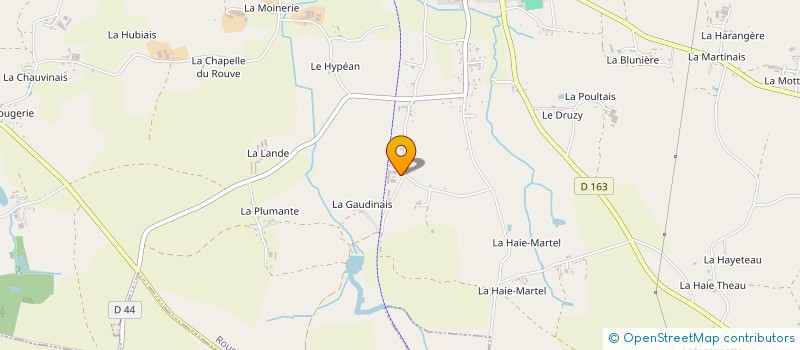 localisation de l'entreprise GAEC DE LA TOUR à ROUGE