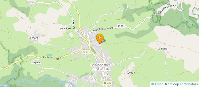 localisation de l'entreprise GAEC DE LA TOUR  FREYCENET-LA-TOUR