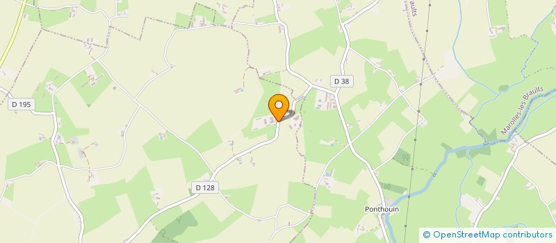 localisation de l'entreprise GAEC DE LA TREBIERE  CONGE-SUR-ORNE