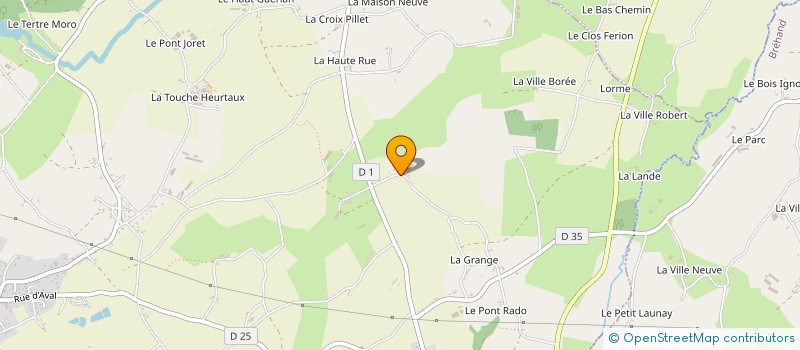 localisation de l'entreprise GAEC DE LA TREMBLEE à HENON