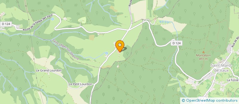 localisation de l'entreprise GAEC DE LA TROCHE  SAINT-LEGER-SUR-DHEUNE