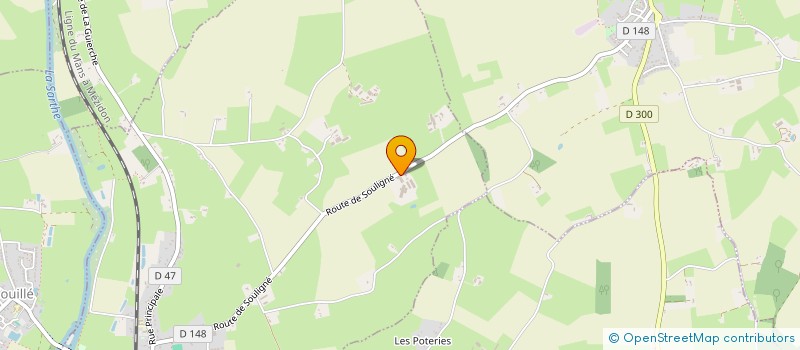 localisation de l'entreprise GAEC DE LA TROISNARDIERE à LA GUIERCHE