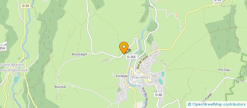 localisation de l'entreprise GAEC DE LA TRUYERE à SAINTE MARIE