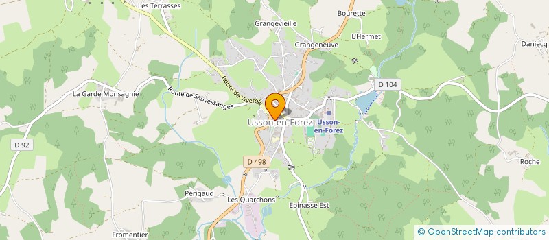 localisation de l'entreprise GAEC DE LA VALETTE à APINAC