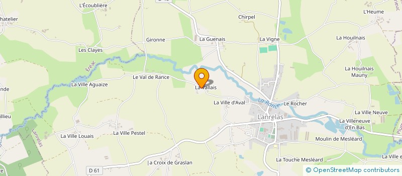 localisation de l'entreprise GAEC DE LA VALLAIS à ROUILLAC