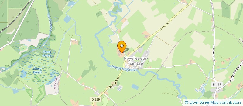 localisation de l'entreprise GAEC DE LA VALLEE à NOYELLES-SUR-SAMBRE