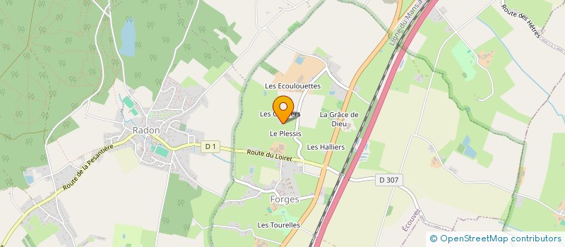 localisation de l'entreprise GAEC DE LA VANDES à MENIL-ERREUX