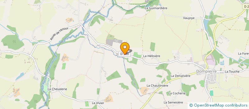 localisation de l'entreprise GAEC DE LA VANNERIE à DOMPIERRE