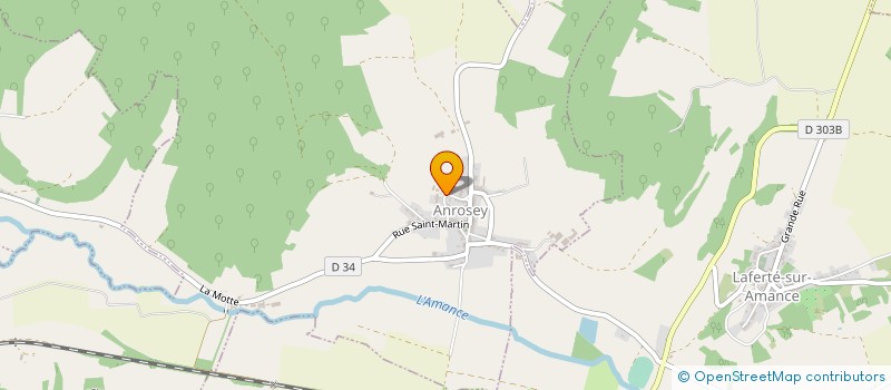 localisation de l'entreprise GAEC DE LA VANNIERE à ANROSEY