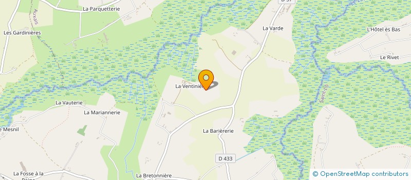 localisation de l'entreprise GAEC DE LA VANTIGNIERE à MARCHESIEUX