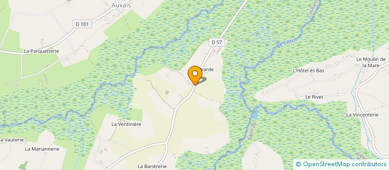 localisation de l'entreprise GAEC DE LA VARDE à MARCHESIEUX