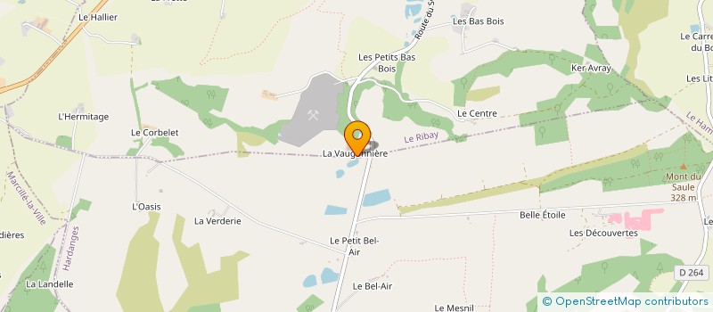 localisation de l'entreprise GAEC DE LA VAUGONNIERE  LE RIBAY