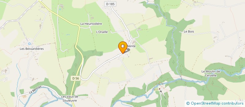 localisation de l'entreprise GAEC DE LA VENTE  SOULEUVRE EN BOCAGE