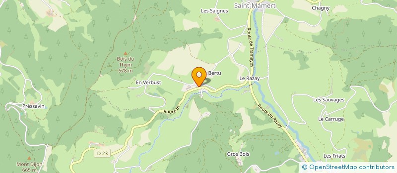 localisation de l'entreprise GAEC DE LA VERCHERE à DEUX-GROSNES