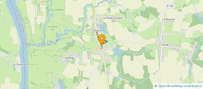 localisation de l'entreprise GAEC DE LA VERNE à BAUDRIERES