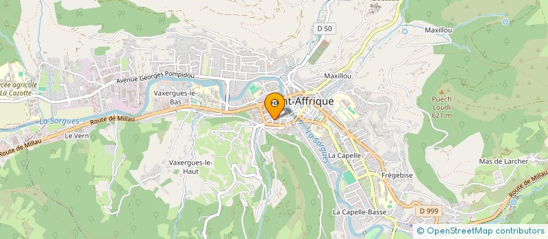 localisation de l'entreprise GAEC DE LA VERNIERE  ST-AFFRIQUE