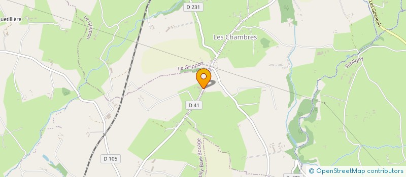 localisation de l'entreprise GAEC DE LA VESQUERIE à SARTILLY-BAIE-BOCAGE