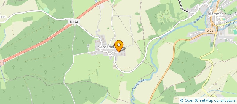 localisation de l'entreprise GAEC DE LA VIEILLE COTE  VERDENAL