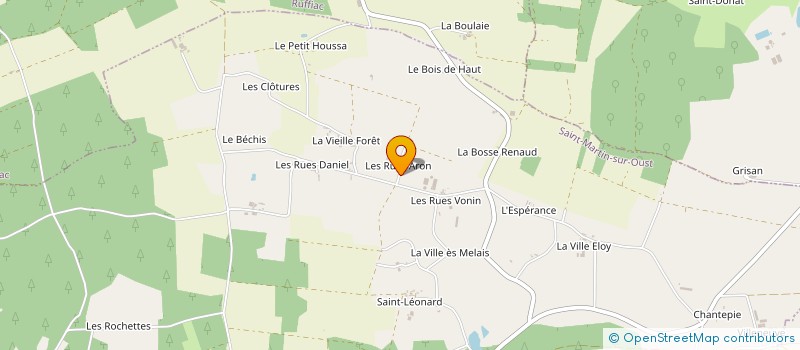 localisation de l'entreprise GAEC DE LA VIEILLE FORET à SAINT-MARTIN-SUR-OUST