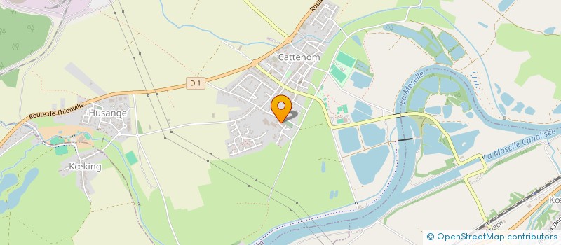 localisation de l'entreprise GAEC DE LA VIEILLE PIERRE  CATTENOM