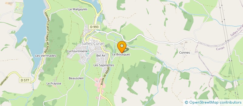 localisation de l'entreprise GAEC DE LA VIERGE à CURAN