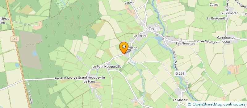 localisation de l'entreprise GAEC DE LA VIETTE  LA FEUILLIE