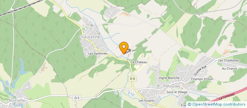 localisation de l'entreprise GAEC DE LA VIGNE ROCHET à CHAUCENNE
