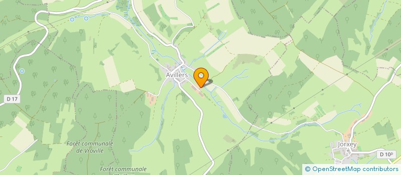 localisation de l'entreprise GAEC DE LA VIGNOTTE  AVILLERS