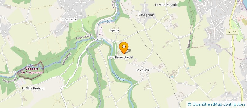 localisation de l'entreprise GAEC DE LA VILLE AU BREDEL à PORDIC