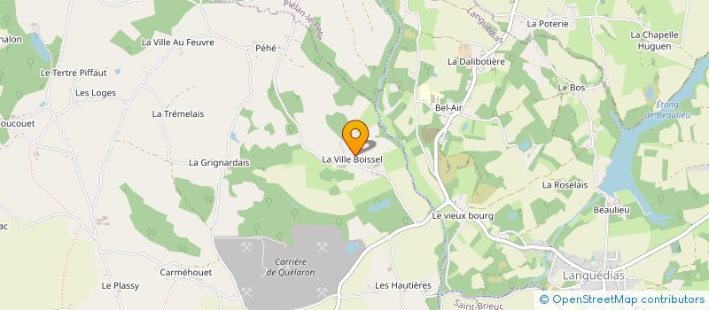 localisation de l'entreprise GAEC DE LA VILLE BOISSEL  MEGRIT