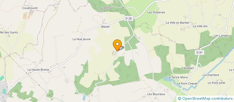 localisation de l'entreprise GAEC DE LA VILLE MEHER à HENON