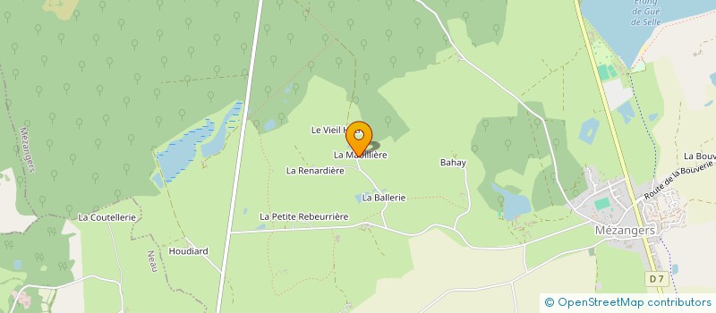 localisation de l'entreprise GAEC DE LA VIOLIERE à ASSE-LE-BERENGER