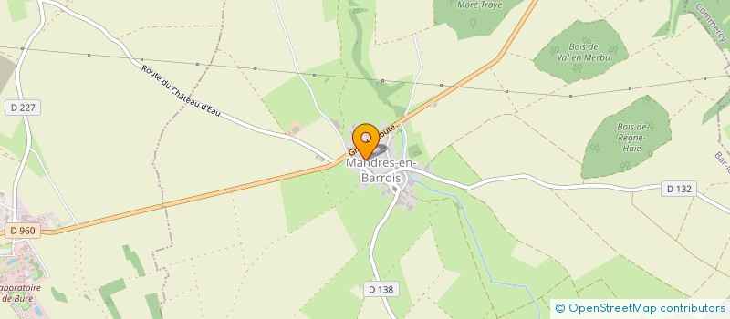 localisation de l'entreprise GAEC DE LA VOIE DE BURE  MANDRES-EN-BARROIS