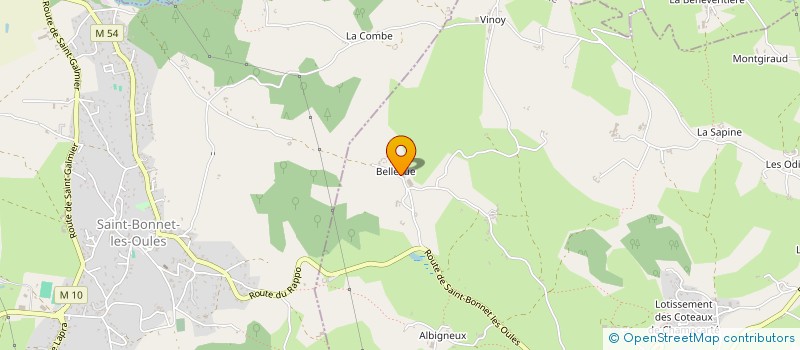 localisation de l'entreprise GAEC DE LA VOIE LACTEE à SAINT-HEAND