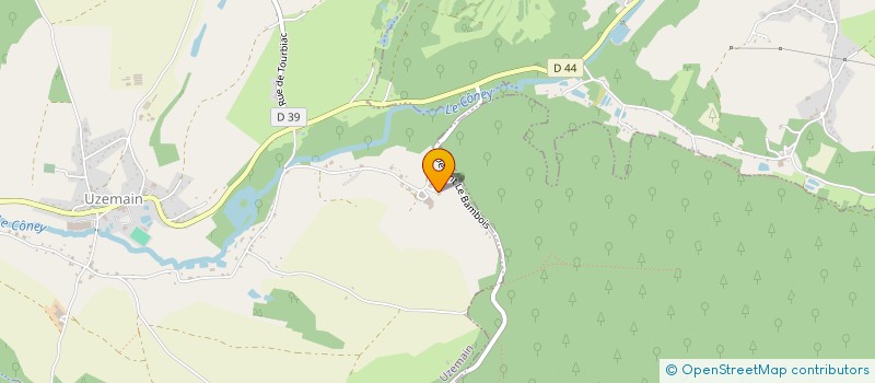 localisation de l'entreprise GAEC DE LA XATTE à UZEMAIN