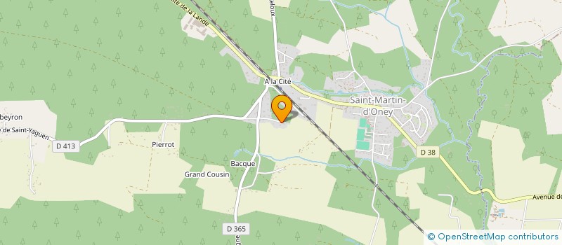 localisation de l'entreprise GAEC DE LABADUC  SAINT-MARTIN-D'ONEY