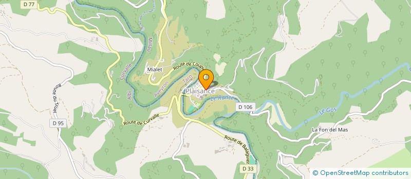 localisation de l'entreprise GAEC DE LACAZE  PLAISANCE