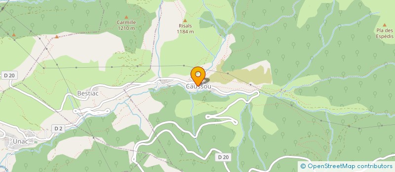 localisation de l'entreprise GAEC DE LAGADIX à CAUSSOU