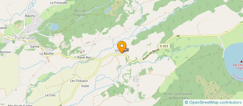 localisation de l'entreprise GAEC DE LAGARDE  PICHERANDE