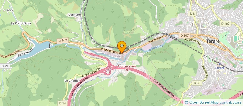 localisation de l'entreprise GAEC DE LAGAY à LES SAUVAGES
