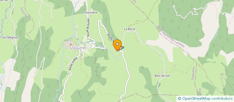 localisation de l'entreprise GAEC DE LAMARINIER  SCEAUTRES