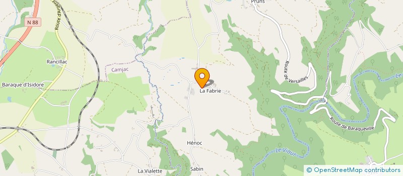 localisation de l'entreprise GAEC DE LANDAS à CAMBOULAZET