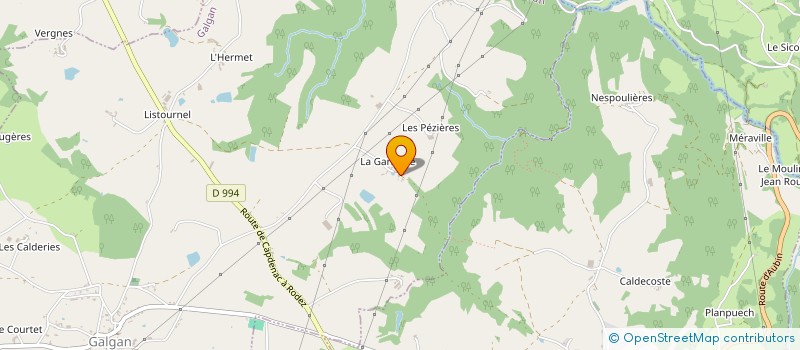 localisation de l'entreprise GAEC DE LASCAUX à GALGAN