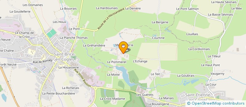 localisation de l'entreprise GAEC DE LAUSSANDIERE à MAEN ROCH