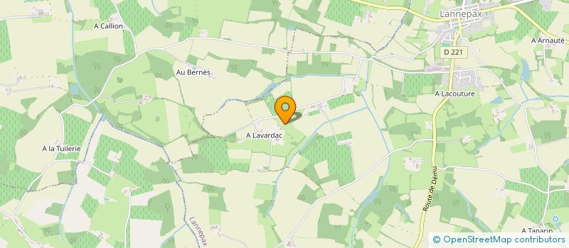 localisation de l'entreprise GAEC DE LAVARDAC à LANNEPAX